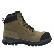 F702923MOS DETROIT 6" S3 ZIP BOOT MOSS 44