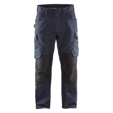SERVICE WERKBROEK DENIM MARINEBLAUW/ZWART C48 149711418999C48