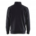 SWEATSHIRT JERSEY MET HALVE RITS ZWART L 336510489900L
