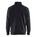 SWEATSHIRT JERSEY MET HALVE RITS ZWART L 336510489900L