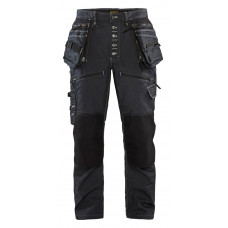 BAGGY DENIM STRETCH X1900 MARINEBLAUW/ZWART C54 199911418999C54