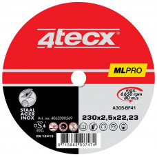 DOORSLIJPSCHIJF MEGA-LINE A30S BF41 125 X 2,5 X 22,23MM 4TECX DOORSLIJPSCHIJF MEGA-LINE A30S BF41 125 X 2,5 X 22,23MM 4TECX