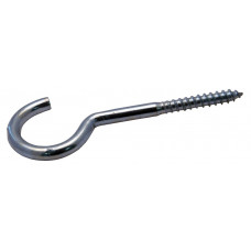 SCHROEFHAKEN ZWAAR 6.00X85/120 IJZER GEGALVANISEERD