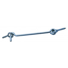 WINDHAKEN MET 2 SCHROEFOGEN 5.25X160 IJZER GEGALVANISEERD