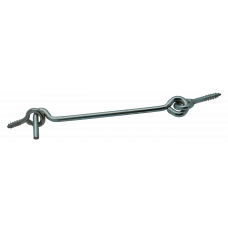 WINDHAKEN MET 2 SCHROEFOGEN 6.00X300 RVS A2