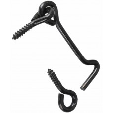 WINDHAAK L=160MM ZWART + LOS OOG