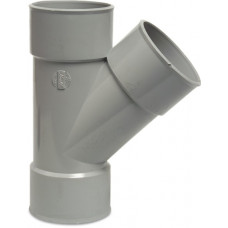 T-STUK 45° PVC-U 32 MM LIJMMOF GRIJS KOMO T-STUK 45° PVC-U 32 MM LIJMMOF GRIJS KOMO