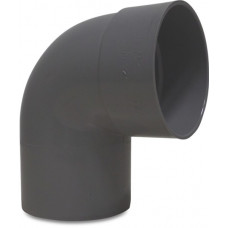 BOCHT 87&deg; PVC-U 40 MM LIJMMOF X SPIE GRIJS KOMO