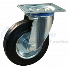 ZWENKWIEL 125MM SERIE 02 -- 12 ZWART VERZINKT HUIS/GAFFEL