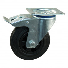 ZWENKGAFFEL GEREMD 100MM SERIE 01 - 15 ZWART VERZINKT HUIS/GAFFEL