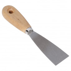PLAMUURMES, 38 MM, HOUTEN HANDVAT
