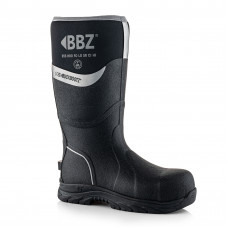 ZWARTE NEOPREEN-RUBBEREN S5S VEILIGHEIDSLAARS MT 42