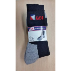 GBI SOKKEN ZWART / GRIJS BUNDEL A 3 PAAR 39-42