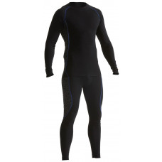 TECHNISCHE ONDERKLEDINGSET LIGHT ZWART/KORENBLAUW L 681017079985L