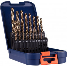 SPIRAALBORENSET '111', DIN 338, TYPE N, 19-DLG ø1-10 ABS