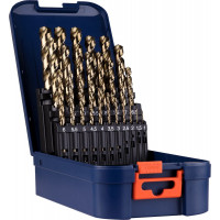 SPIRAALBORENSET '111', DIN 338, TYPE N, 25-DLG ø1-13 ABS SPIRAALBORENSET '111', DIN 338, TYPE N, 25-DLG ø1-13 ABS