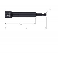 DOPSLEUTEL EXTRA DIEP E6,3 BITOPNAME SW 10X110/75